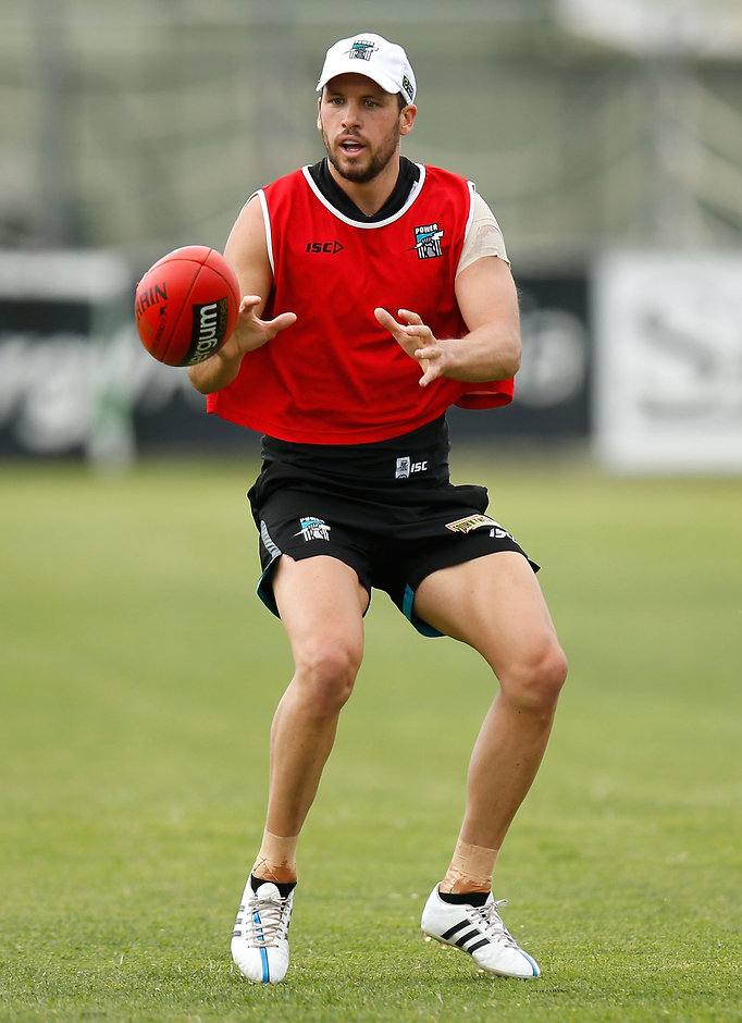 AFL 2015 Training - Port Adelaide 251115 Travis Boak is impressed with how Port Adelaide's players have returned from their break - ${keywords}